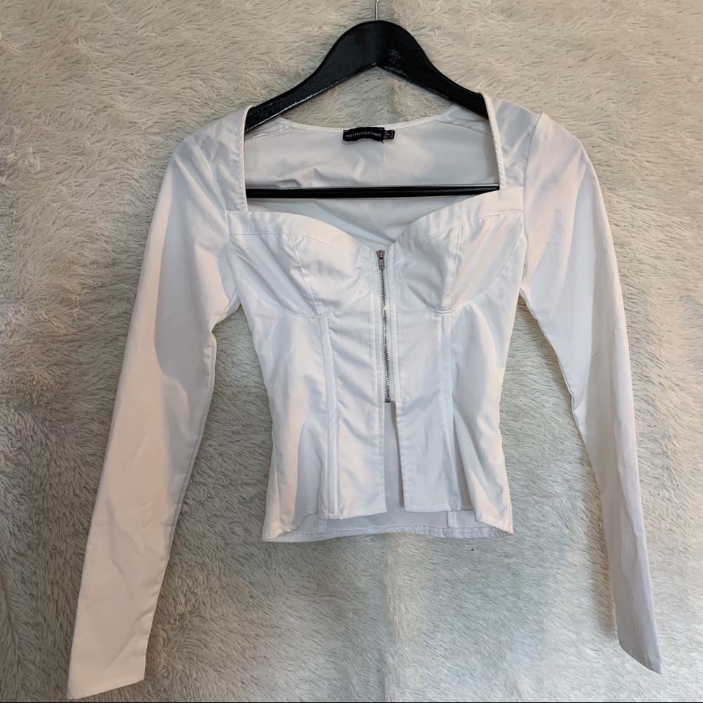 Pretty Little Thing Zipper Long Sleeve
